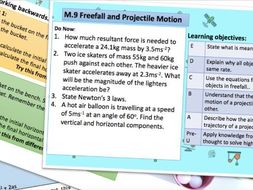 Freefall and projectile Motion