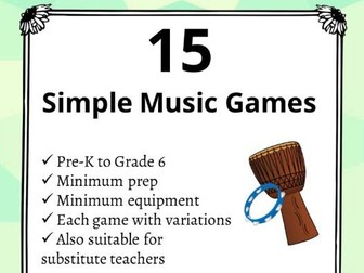 15 Simple Music Games for K-6