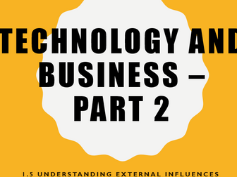 Technology and Business part 2