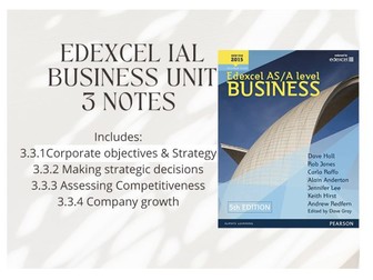 IAL Edexcel Business Unit 3 Notes