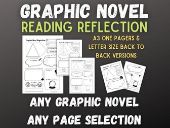 Graphic Novel Reading Reflection | Any Text | Prompts