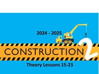 Educas WJEC Construction Constructing the built environment Booklet 2 Knowledge organiser bundle