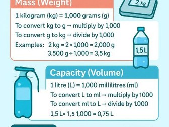 Converting Units of Mass and Capacity