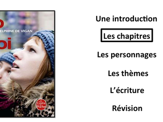 No et Moi- Worksheets to Study Chapters