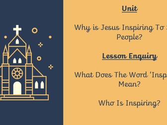 KS2 - RE Unit Planning - Why Is Jesus Inspiring To Some People? - Full Unit Plan