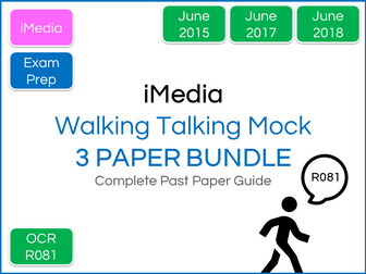 iMedia R081 Exam -  Walking Talking Mock (3 Paper Bundle)