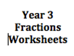 fraction worksheets year 3 teaching resources