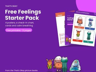 Free Feelings Posters and Check-In Pack