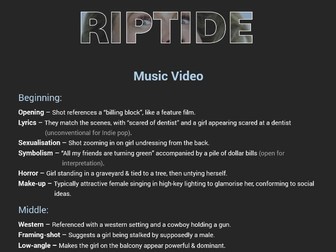 Media Fact Sheet - Vance Joy Riptide
