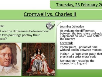 Oliver Cromwell Vs. King Charles II