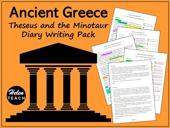 Theseus and the Minotaur Diary Entries WAGOLL | Ancient Greek Pack