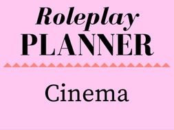 Cinema Role Play Storyline Planner