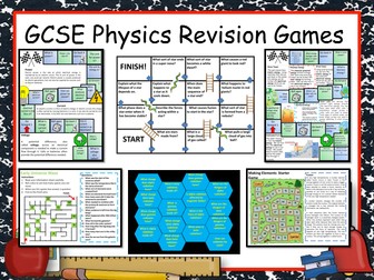 30 GCSE Physics Revision Games