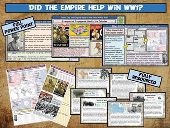 WW1 L11 - The British Empire in WW1