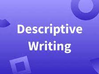 Four Descriptive Writing Lessons
