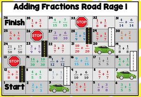 Adding Fractions Board Game | Teaching Resources