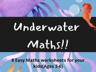 Underwater maths worksheets