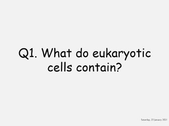 Cell Biology Key Facts