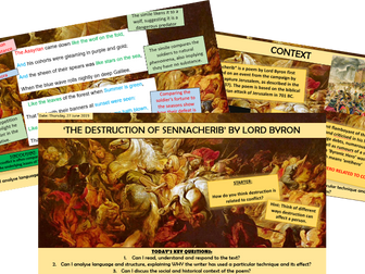 The Destruction of Sennacherib - Conflict Poetry