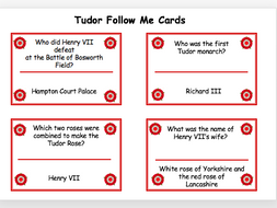 Tudor 'Follow Me' Cards