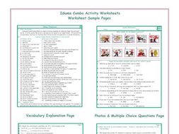 Idioms Combo Activity Worksheets