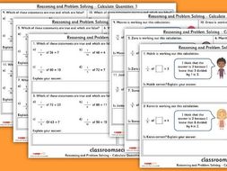Year 4 Calculate Quantities Spring Block 3 Reasoning and Problem Solving Pack