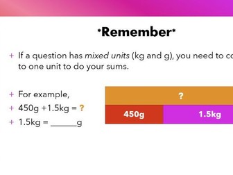 KS2  Mass Word Problems (P6/7)