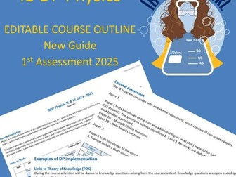 IBDP Physics Editable Course Outline for New Curriculum 2025