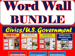 WORD WALL Posters BUNDLE (CIVICS)