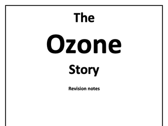 The Ozone Story OCR B  A-Level Chemistry Notes