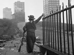 model for write to narrate - KS3 KS4 - young boy in an urban setting plagued by a virus