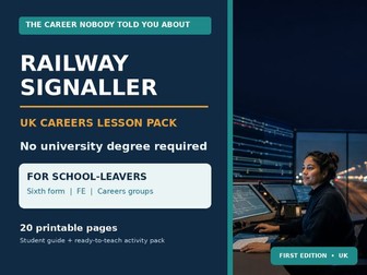 Railway Signaller UK Careers Lesson Pack