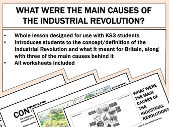 Industrial Revolution Unit - 8 lessons