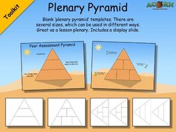 plenary pyramid templates by acornteachingresources teaching