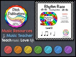 Music Centers: Rhythm Race Counting Edition Level 2 - Rhythm Game