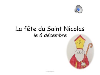 Fun French Christmas Saint Nicolas Pupil Review Sheet