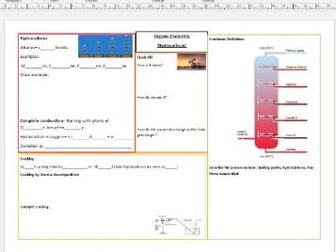 AQA foundation chem paper 2 organic chemistry 'hydrocarbons'