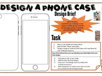 Design a phone case - great cover work for art or design