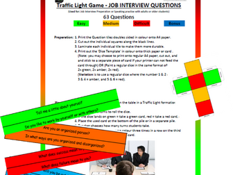Traffic Light Game - Job Interview Prperation