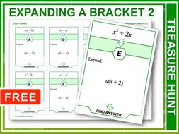 Expanding a Bracket 2 (Treasure Hunt)