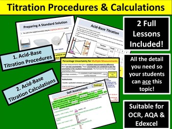 Acid-Base Titrations (A Level Chemistry)