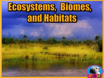 Ecosystems, Biomes, and Habitats - Powerpoint & Activities