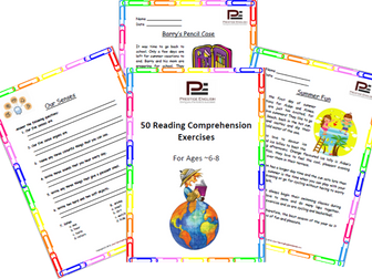 50 Reading Comprehension Exercises for Ages 6-8 (Grade 2)