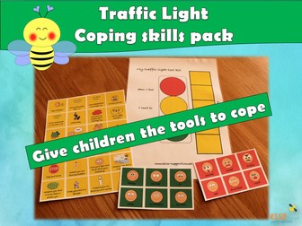 ELSA SUPPORT - Traffic light toolkit for emotions, coping skills, calming, relaxation, regulation