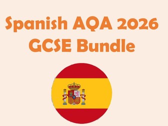 2026 Spanish AQA Module 6 BUNDLE