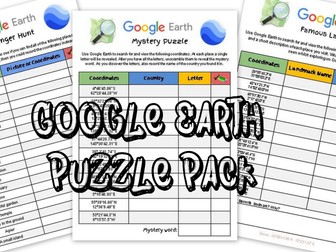 Google Earth Puzzle Pack
