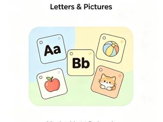ABC Flashcards: Letters&Pictures