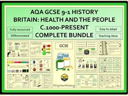 Britain Health and the People AQA GCSE 9-1 Complete Bundle
