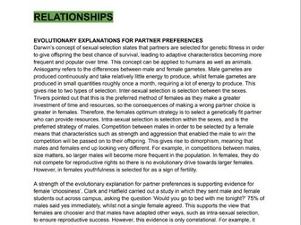 AQA A Level Psychology RELATIONSHIPS essays