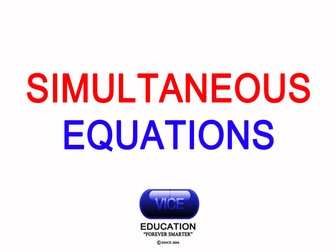 Simultaneous Equations